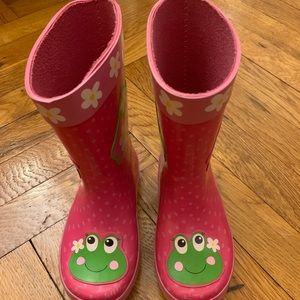 Toddler Size 9 Pink Rain Boots